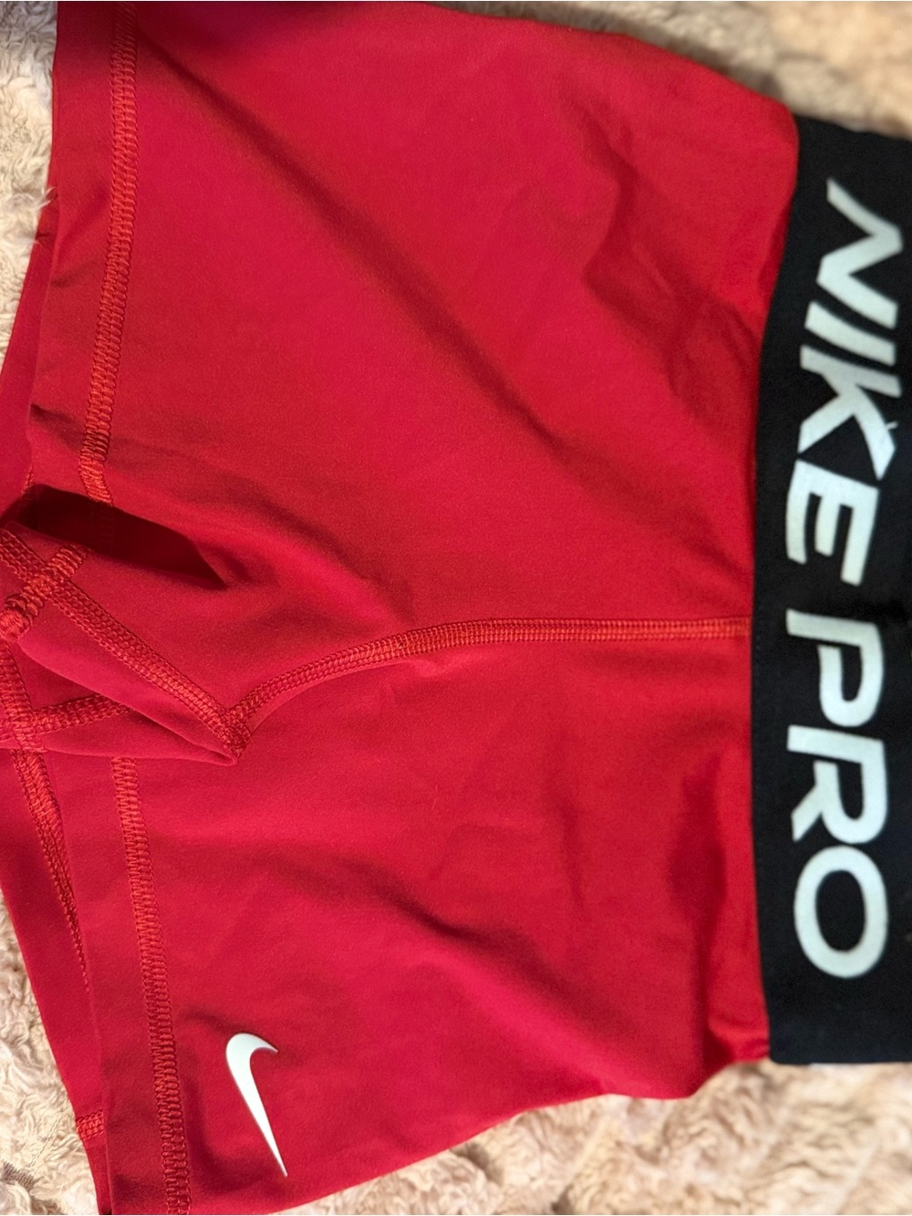 Nike Red Dri-FIT Performance Shorts
